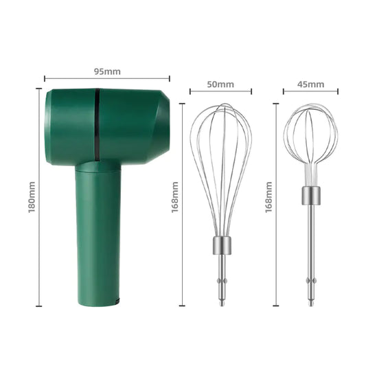 Mini Electric Whisk Handheld Stainless Steel Mixer