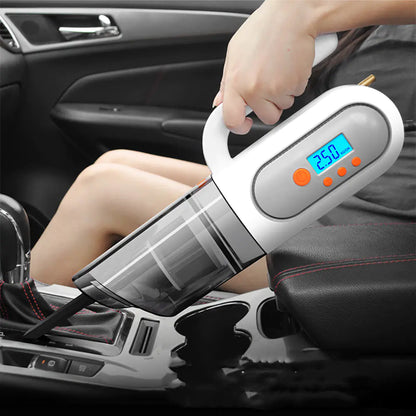 4-in-1 Car Vacuum and High-Power Air Pump