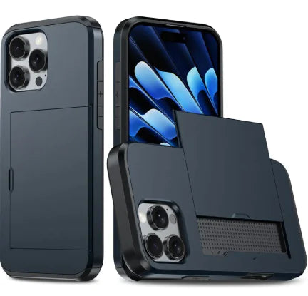 Mobile Phone Case with Protective Wallet Card Holder