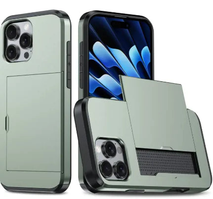 Mobile Phone Case with Protective Wallet Card Holder